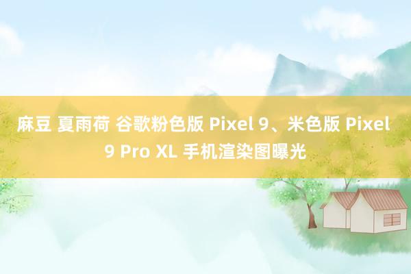 麻豆 夏雨荷 谷歌粉色版 Pixel 9、米色版 Pixel 9 Pro XL 手机渲染图曝光