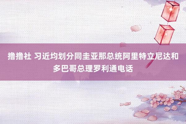 撸撸社 习近均划分同圭亚那总统阿里特立尼达和多巴哥总理罗利通电话