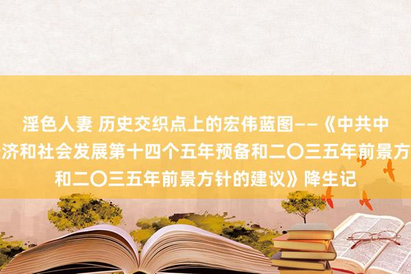 淫色人妻 历史交织点上的宏伟蓝图——《中共中央对于制定国民经济和社会发展第十四个五年预备和二〇三五年前景方针的建议》降生记